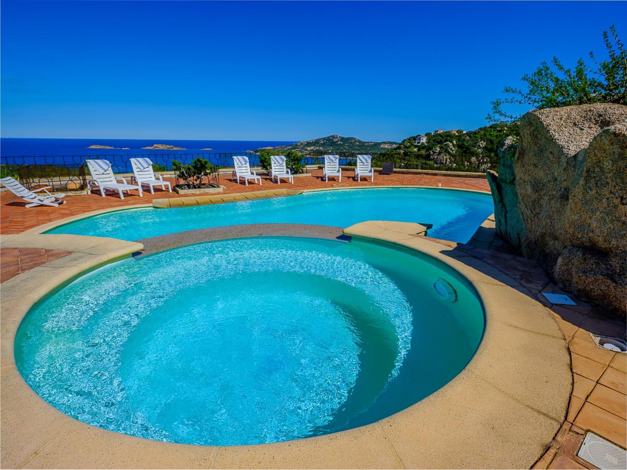Sardinia Family Villas - Villa Carmen With Sea View And Pool Porto Cervo Exterior photo